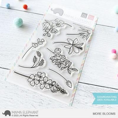 Mama Elephant Clear Stamps - More Blooms
